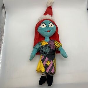 Disney Tim Burton's Nightmare Before Christmas Santa Hat Sally 14" Plush